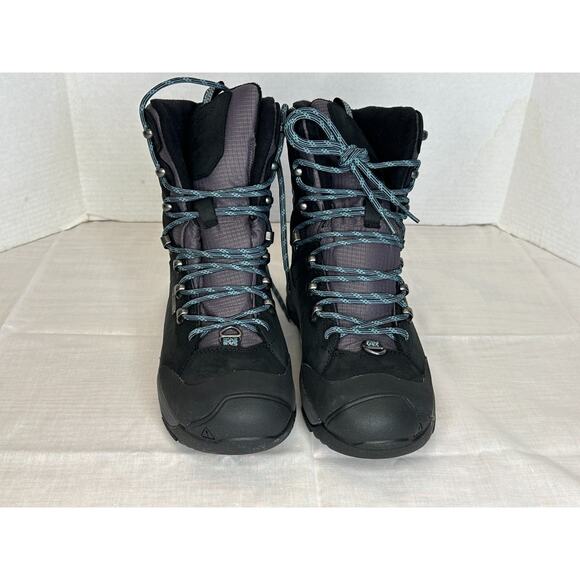 NIB KEEN Women's Revel IV High Polar Boot Waterproof -40℉ Black Atlantic Sz 7 - Picture 5 of 8